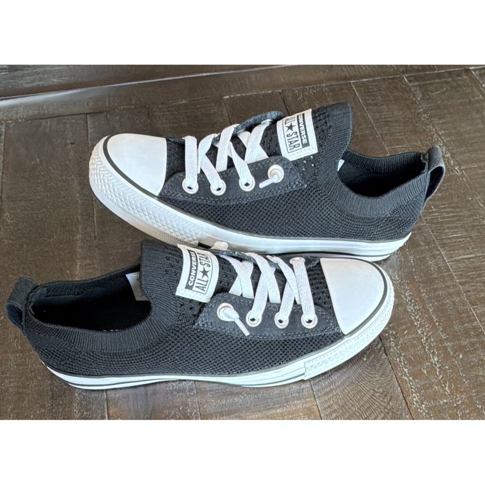 Converse Chuck Taylor All Star Slip On Knit Sneakers Black/White